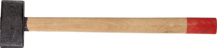 Кувалда литая с деревянной рукояткой, 4кг