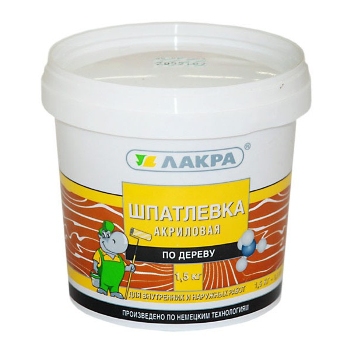Шпаклевка по дереву (сосна) Лакра (1,5кг)