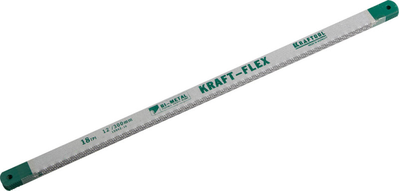 Полотно для ножовки по металлу, 18TPI, Bi-Metall, KRAFTOOL (ШТУЧНО)