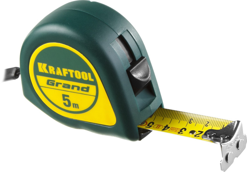 Рулетка 10м/25мм GRAND KRAFTOOL с магнитом и нейл.покрытием