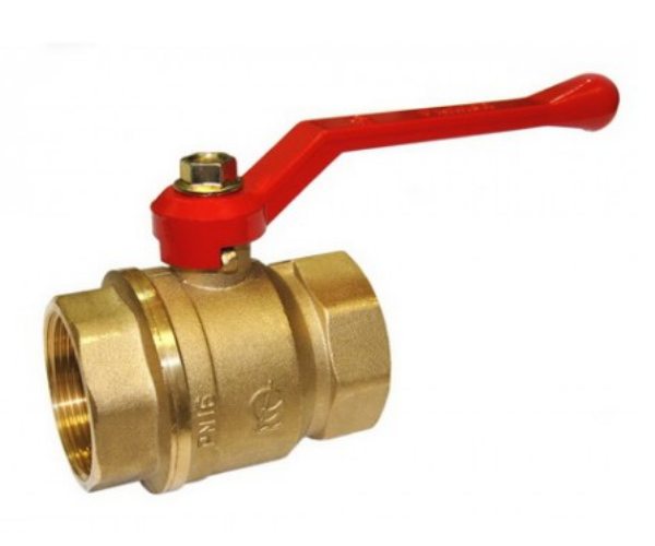 Кран шарнирный ДУ15 1/2" г/г усил. Латунь