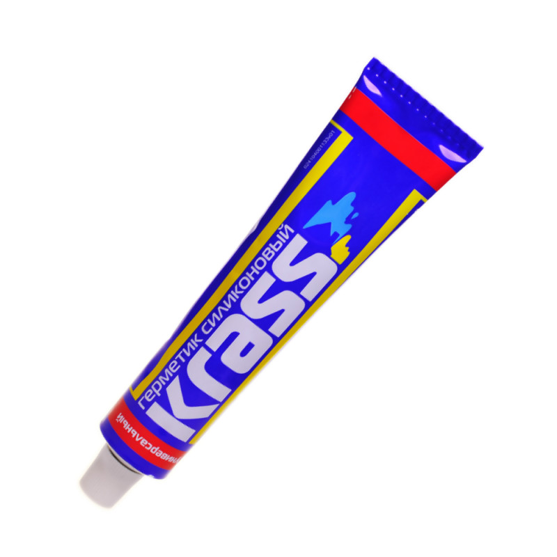 Герметик силикон для кухни и ванн KRASS Бесцвет 115 ml.