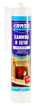 Герметик КАМИНЫ ПЕЧИ Высокотемпературный 1250С черный PENOSIL / KRASS
