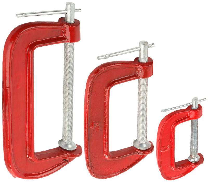 Набор STAYER Струбцины G-образные, 3", 4", 6", 3шт