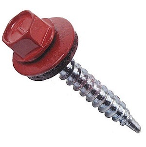 Саморезы 4,8х50 кров., сверло, кор-красный 3011 (ф10)