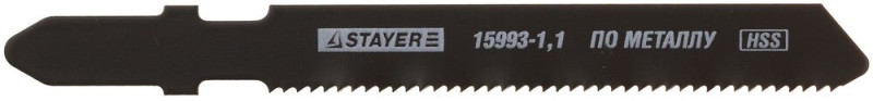 Пилки эл/лобз STAYER "PROFI", по мет (0,5-1,5мм), шаг 1,1мм, 50мм (ШТУЧНО)