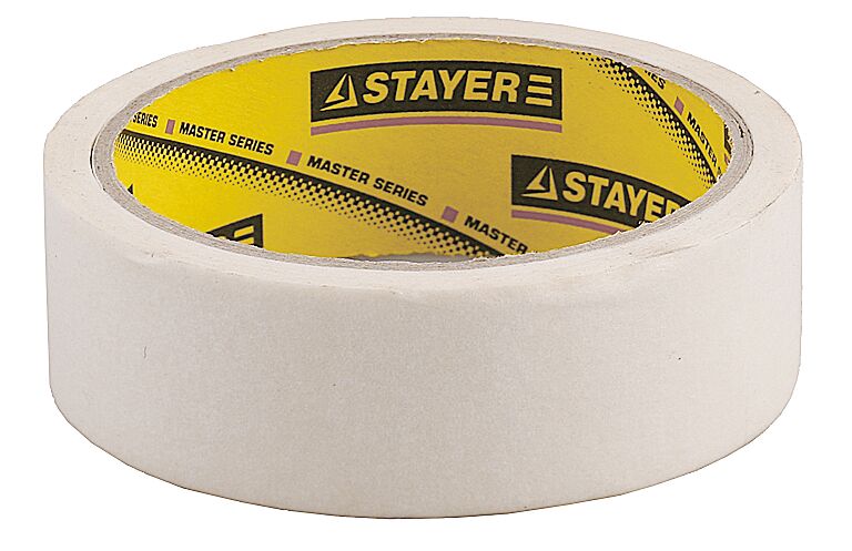 Лента малярная креповая, 19мм х 25м, STAYER "MASTER"
