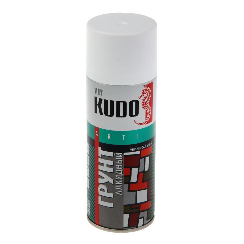 Аэрозольный ГРУНТ БЕЛЫЙ УНИВЕРСАЛЬНЫЙ 400мл. KU-2004 / №068