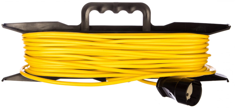 Удлинитель-шнур на рамке 1х30м, 10А, IP20, 2,2кВт, без заземл. СОЮЗ