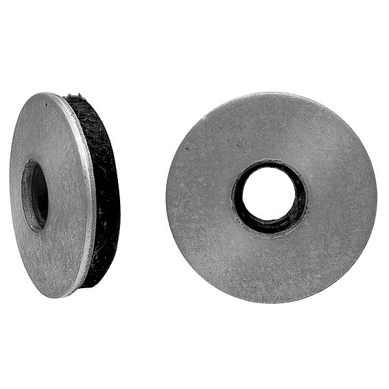 Шайба для кров самореза, с резин прокладкой, цинк (ф10)