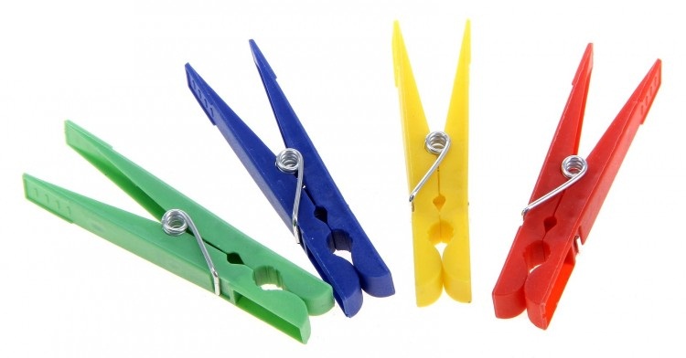 Прищепки пластмасс (Елабуга) 20шт.