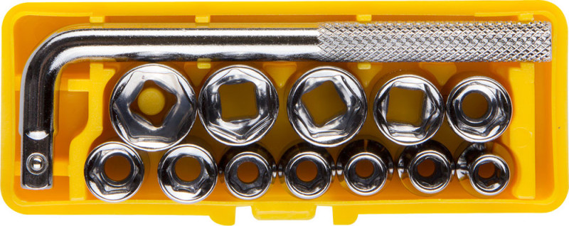 Набор STAYER Торцевые головки в пластик боксе, 13 предметов