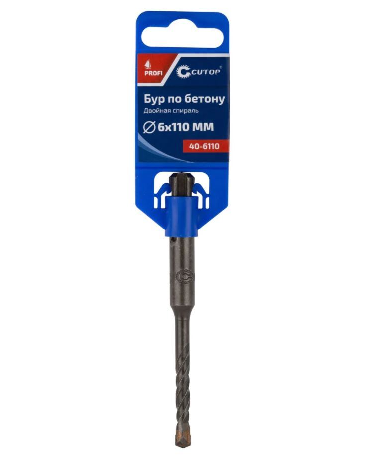 Бур SDS-PLUS D 6х110 мм CUTOP Prifi