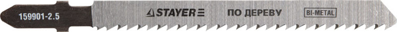 Пилки эл/лобз STAYER "PROFI" для эл/лобзика, Bi-Metall, 75 мм (ШТУЧНО)