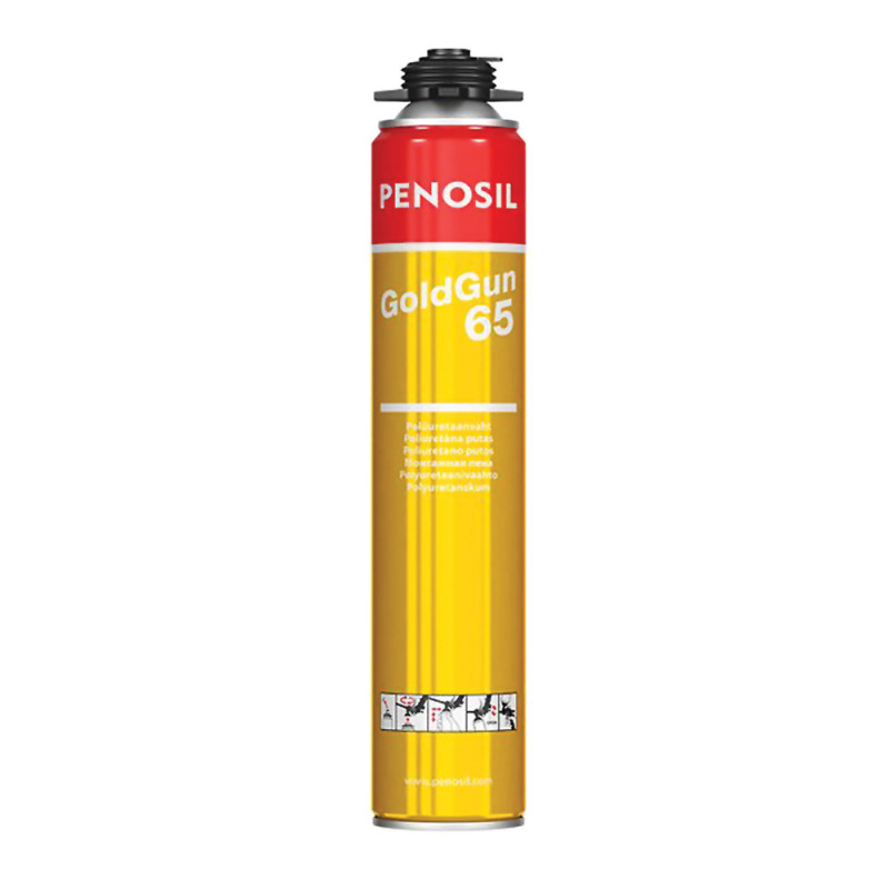 Пена монтажная PENOSIL лето GOLD GUN 65L 750мл
