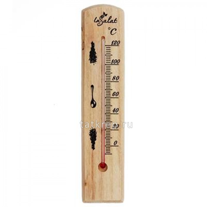 Термометр деревянный Сауна (0 +120) малый
