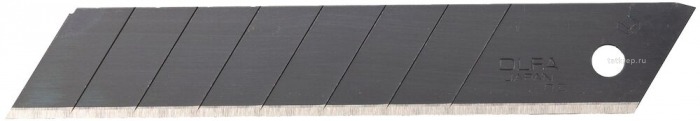 Лезвие OLFA BLACK MAX сегментированное, 18х100х0,5мм (ШТУЧНО)
