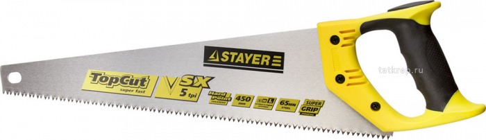 Ножовка STAYER MASTER, закаленый зуб, 450 мм