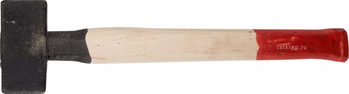 Кувалда литая с деревянной рукояткой, 3кг
