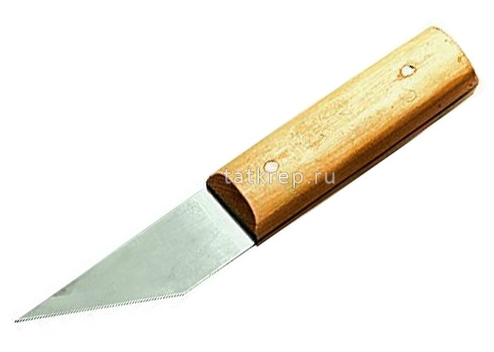 Нож сапожный с деревянной ручкой